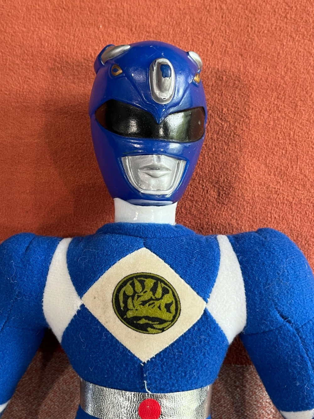 Blue Ranger Plush Doll with Diamond Pattern - Picture 4 of 6